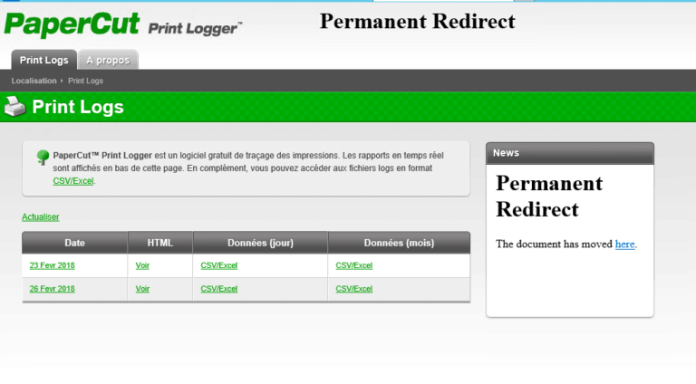 Logger les impressions gratuitement avec Papercut