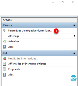 Configuration live migration