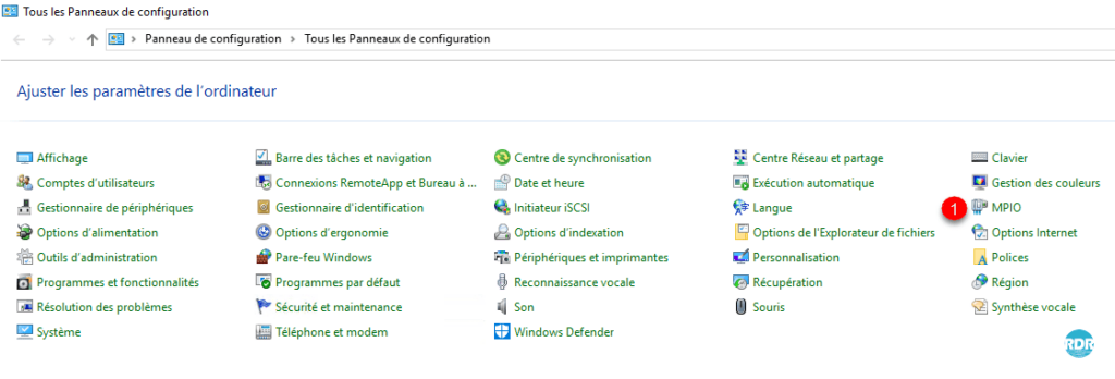 MPIO: Installation and configuration - RDR-IT