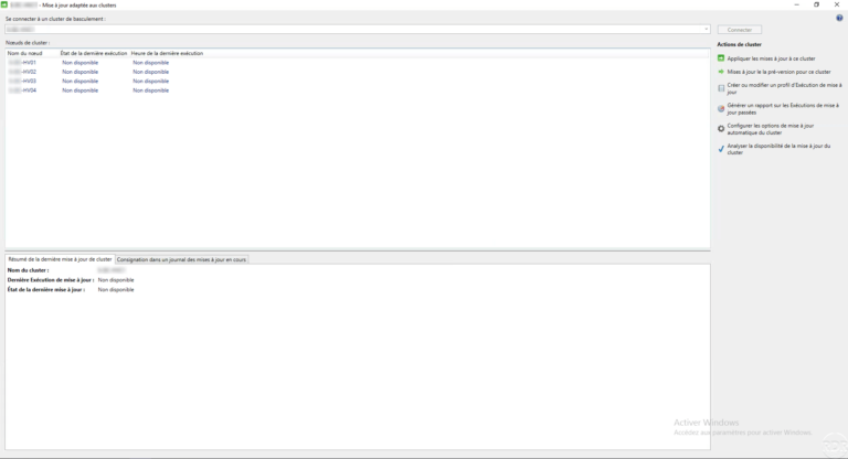 Configuring the Update for Windows Server Clusters