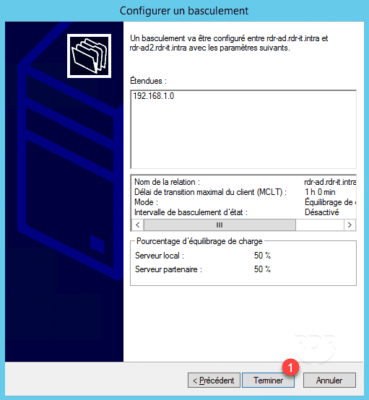 Valider la configuration