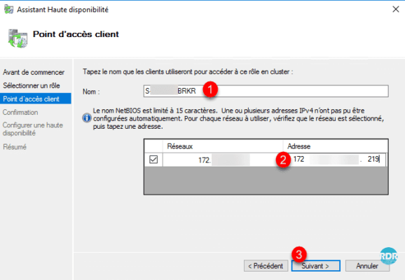 Configuration du service broker hyper-v