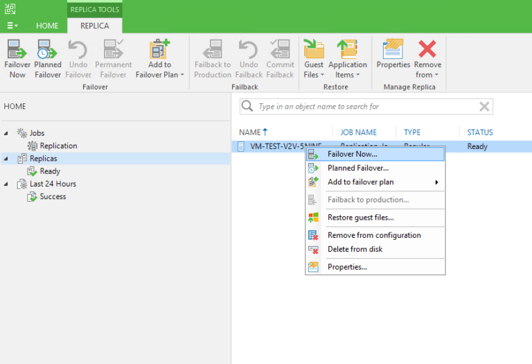 Veeam: Configuring Virtual Machine Replication
