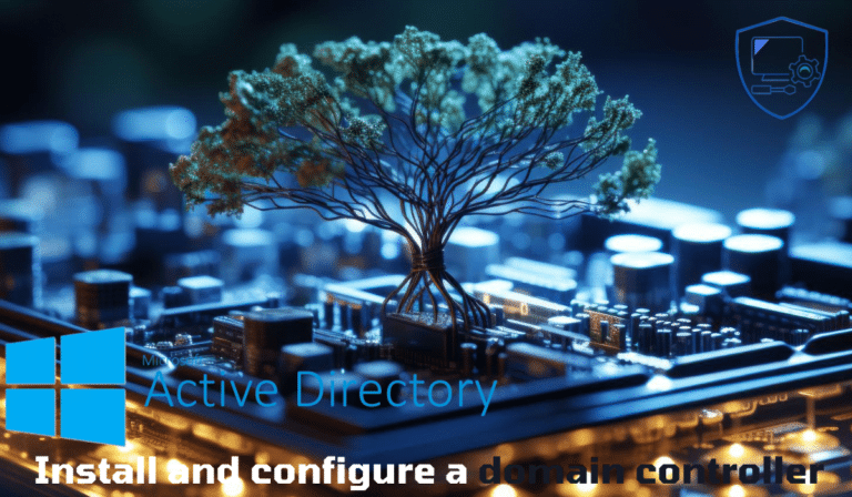 Active Directory: installation and configuration of a domain controller