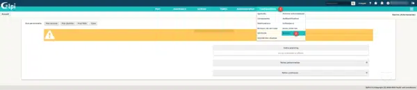 Aller à la configuration des plugins