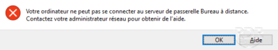 Unable to connect in RDP via an RDS Gateway - RDR-IT