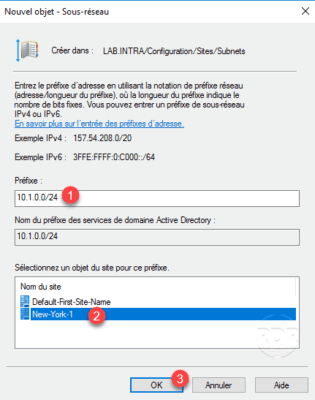 Configuration du réseau