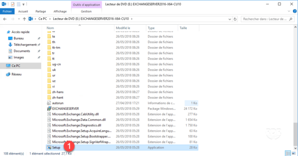 Exchange 2016 - setup.exe