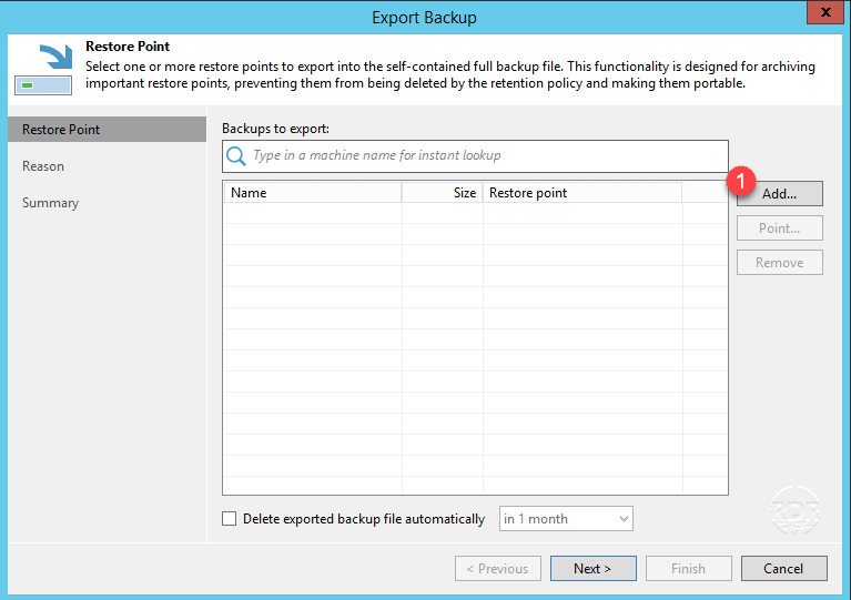 veeam backups