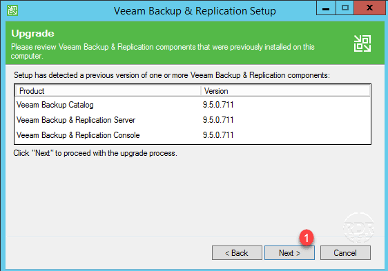 veeam update