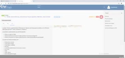 Page web Fields