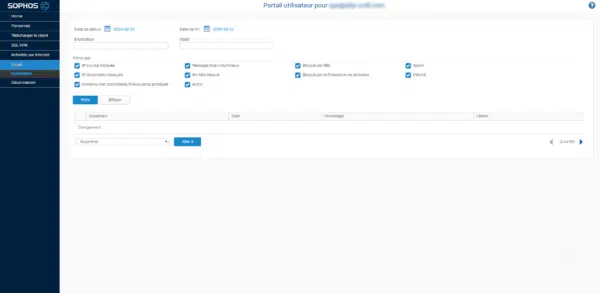 Portail user