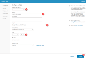 Configure LUN