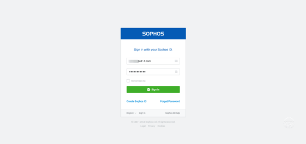 Login sophos