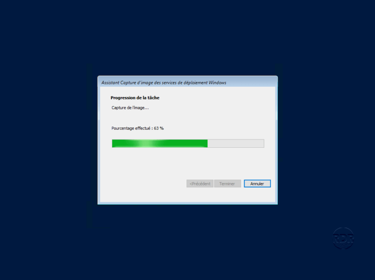 WDS: capture an image of Windows