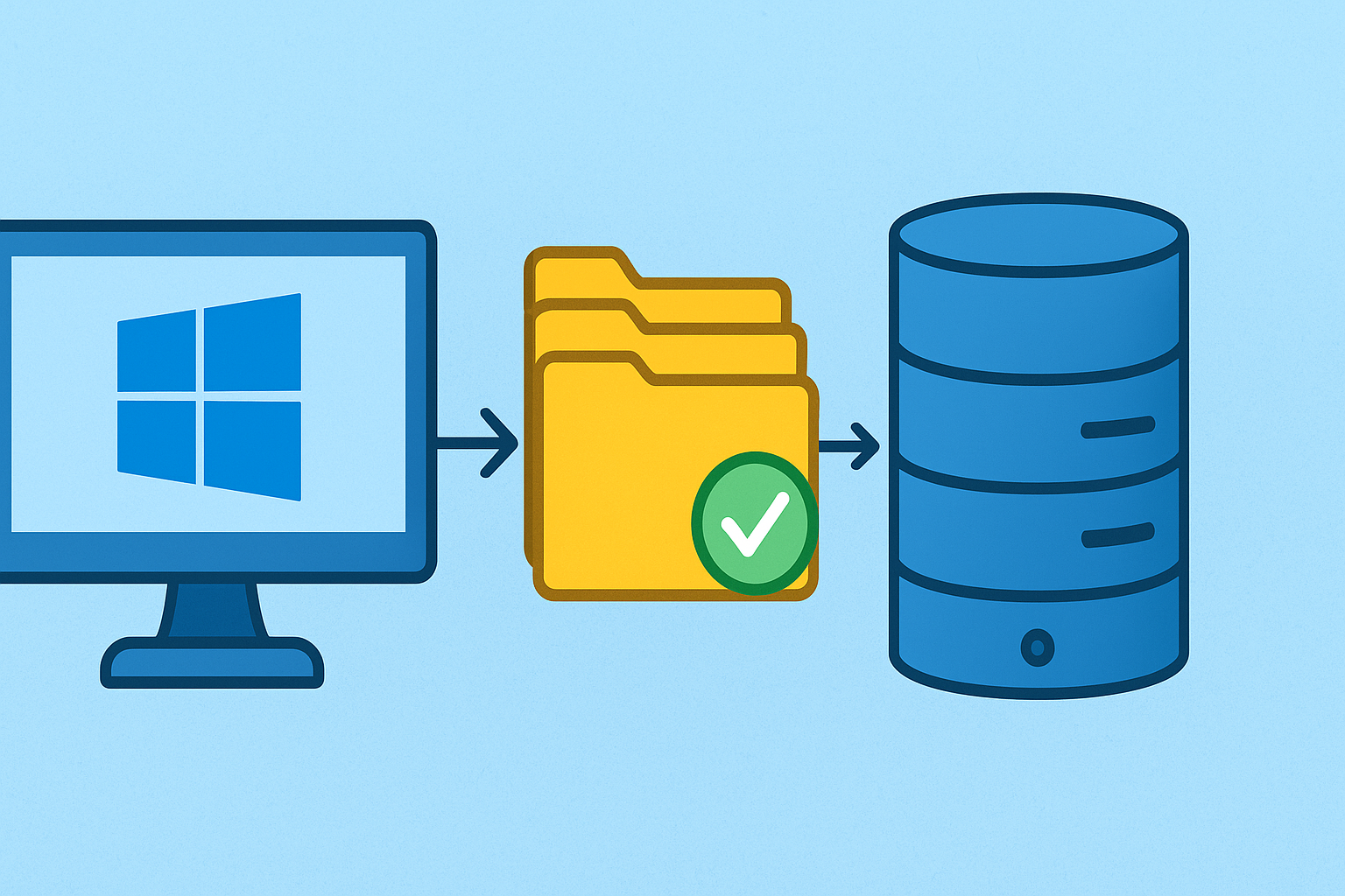 Windows file server: save access to files and folders
