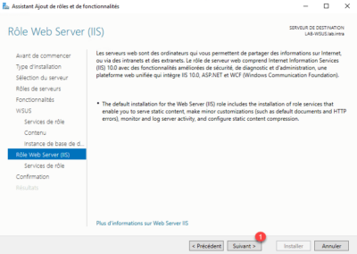 Install WSUS with a SQL Server database