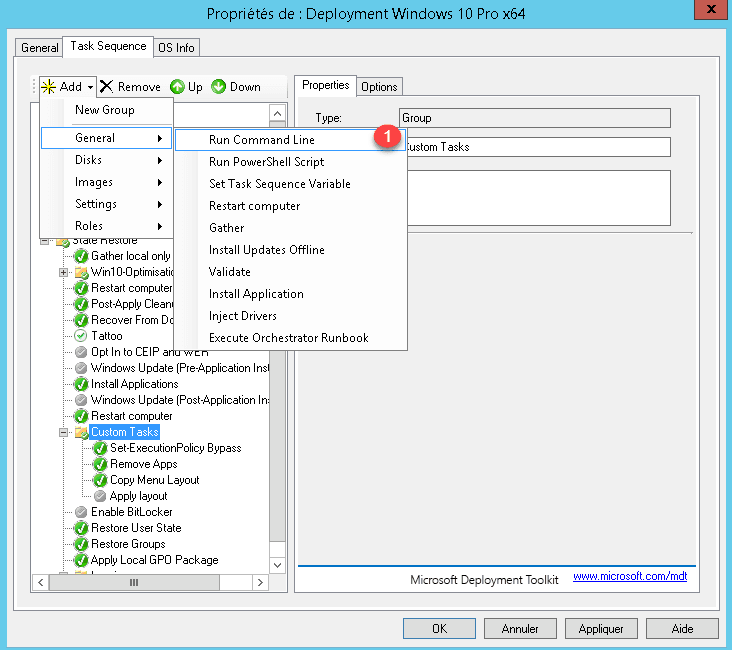 MDT Running A PowerShell Script During A Deployment RDR IT