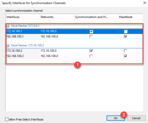 Configure interface