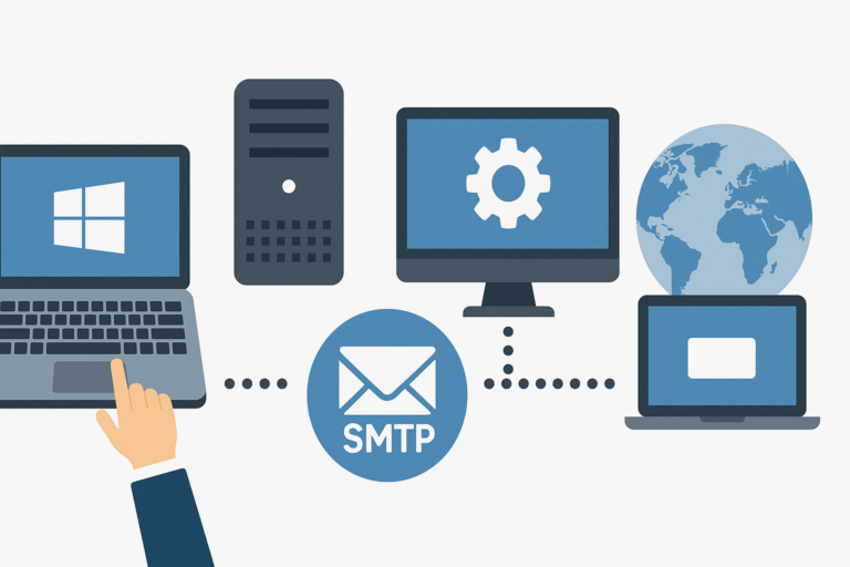 SMTP server: installation and configuration with Windows Server