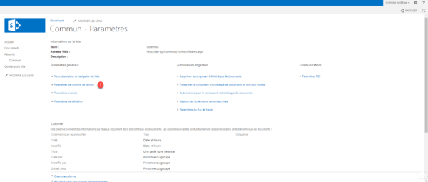 SharePoint 2013 - Parameters Library
