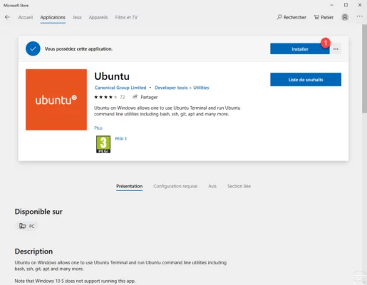 Lauch install ubuntu