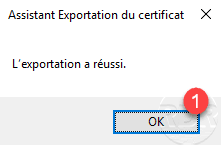 Export completed