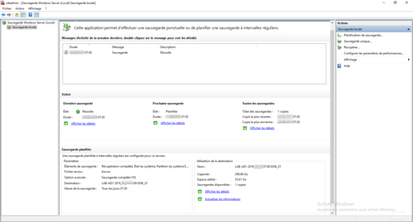 Overview Windows Backup