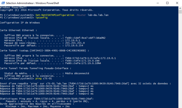 Isatap config