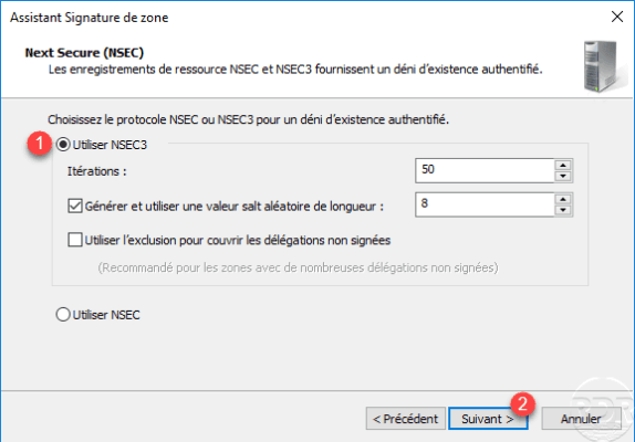 DNSSEC - select NSEC3
