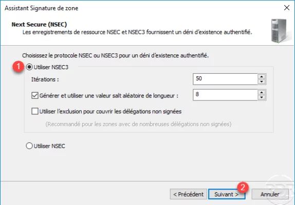DNSSEC - select NSEC3