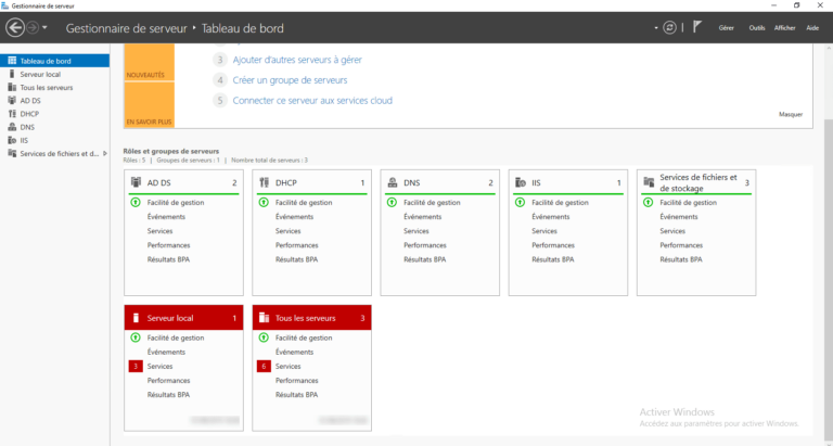 Windows Serveur : administration centralisée avec le gestionnaire de serveur
