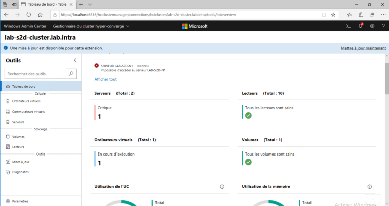 Windows Admin Center: manage a Hyperconverged – S2D Cluster