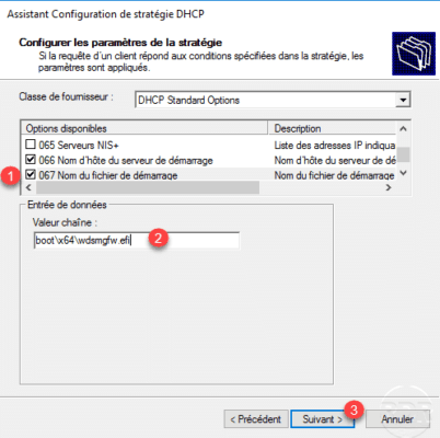 DHCP - option 67