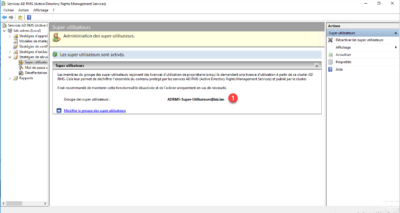 AD RMS super users