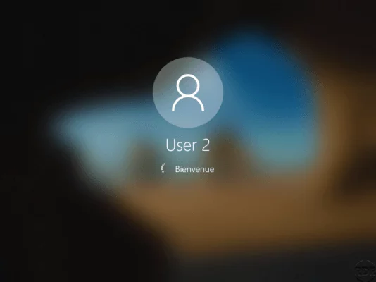 User2 login Windows 10