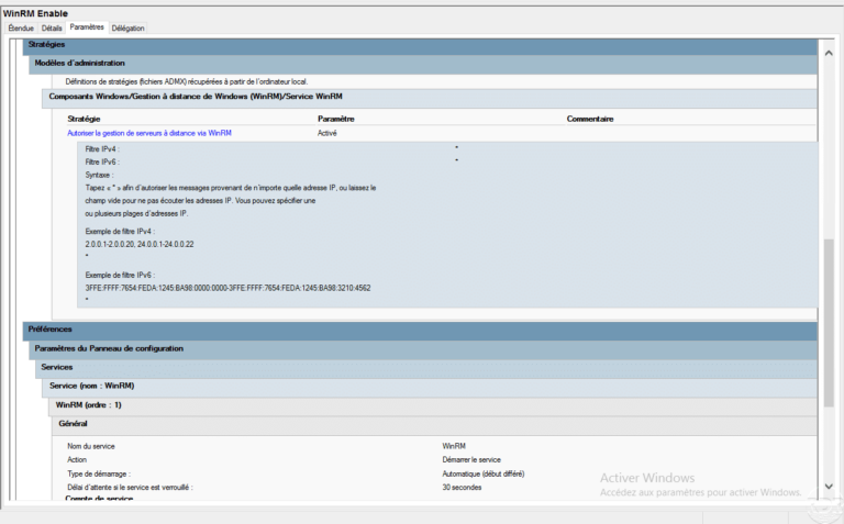 GPO: Abilitazione e configurazione di WinRM – Gestione remota