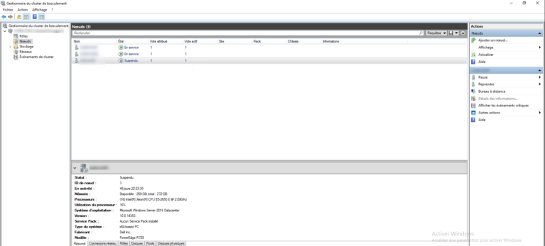 Hyper-V cluster: maintenance of a node