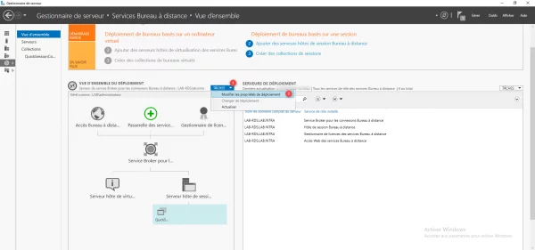 Modification de la configuration RDS