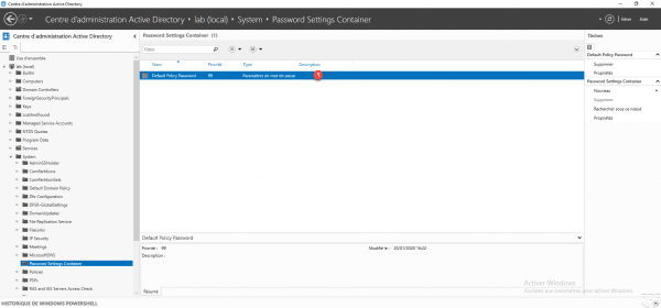 Policy added in container (PSC)