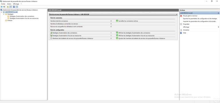 RDS gateway : installation and configuration