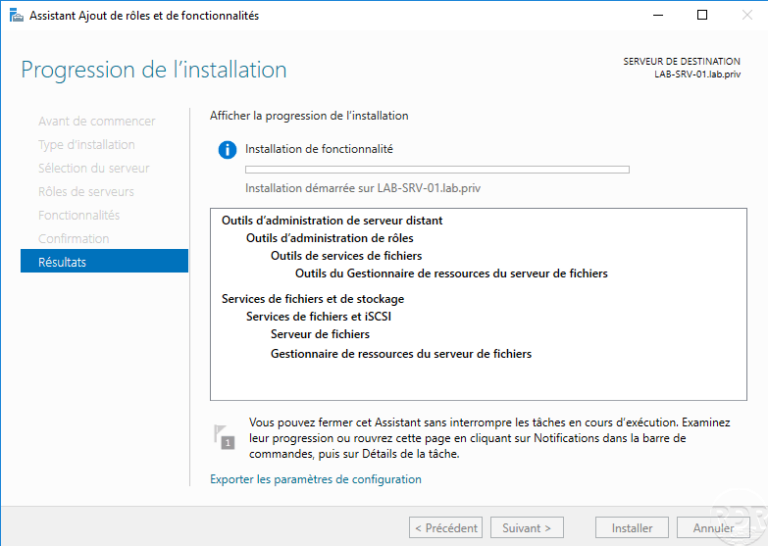 Windows Server: install the file server resource manager – FSRM
