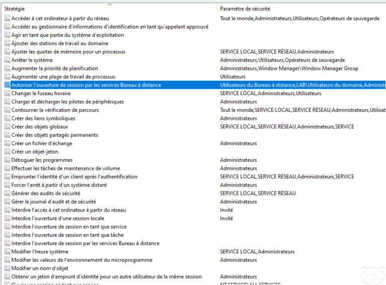 Remote desktop: configure who can connect