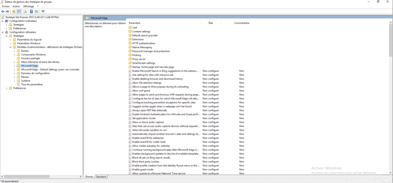 Active Directory : utiliser des modèles ADMX / ADML non traduit dans la langue locale