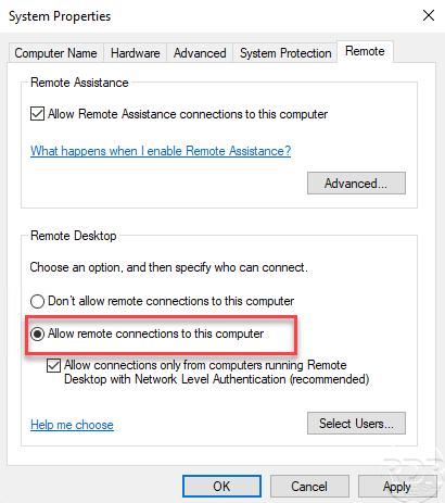 reinstall remote desktop client windows 10