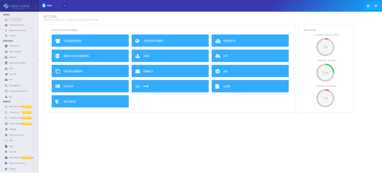 Cyberpanel : le gestionnaire d’hébergement qu’il vous faut !