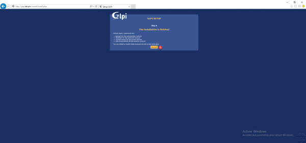 installation glpi windows server 2003