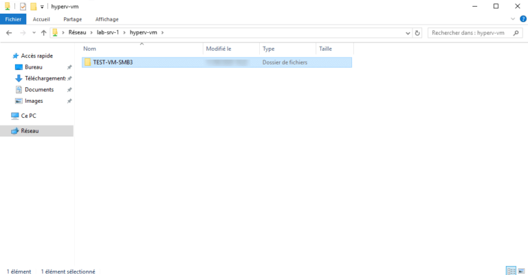 Hyper-V: almacene máquinas virtuales en un recurso compartido de red SMB3