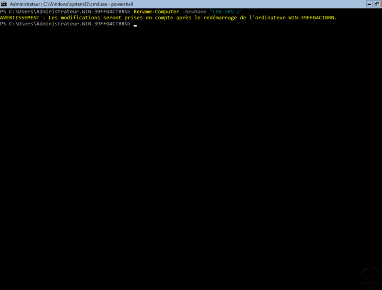 Rename a computer with PowerShell