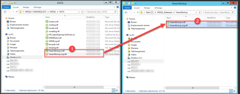 SQL Server : déplacer une base de données